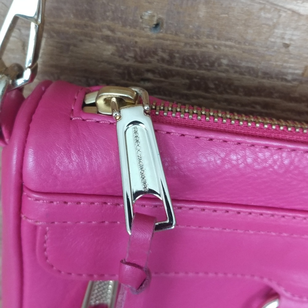 Rebecca Minkoff Red Gold Mini Mac Purse - Picture 8 of 8